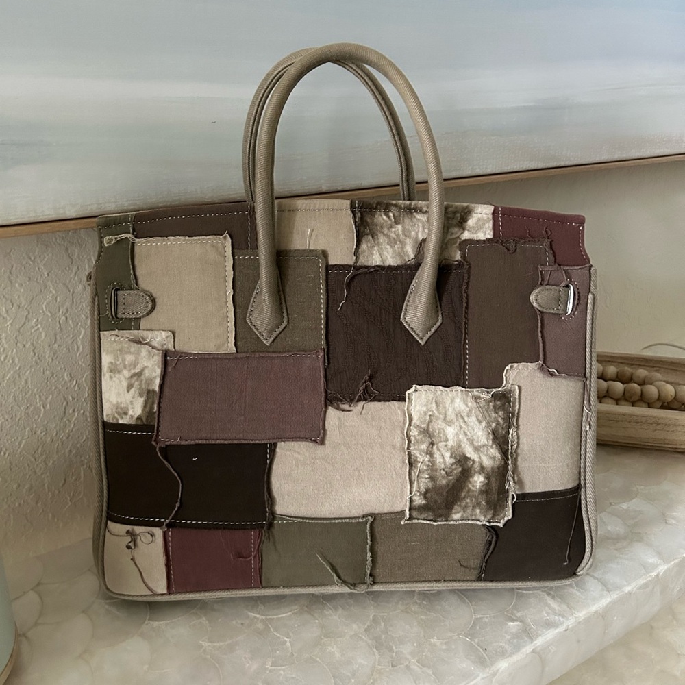 Patchwork Tote Bag by Emotional World Vintage - Picture 2 of 5